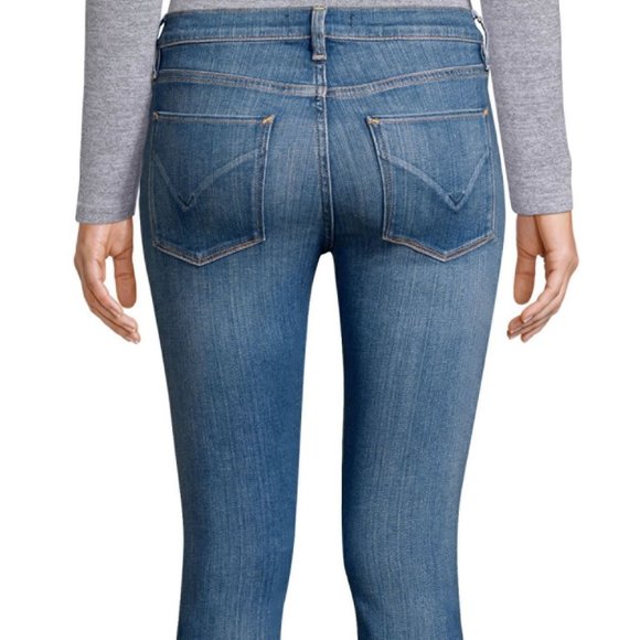 Hudson Jeans Nico Midrise Cigarette Frayed Jeans - Picture 4 of 4